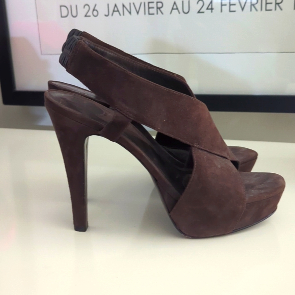 Diane Von Furstenberg Suede Platforms